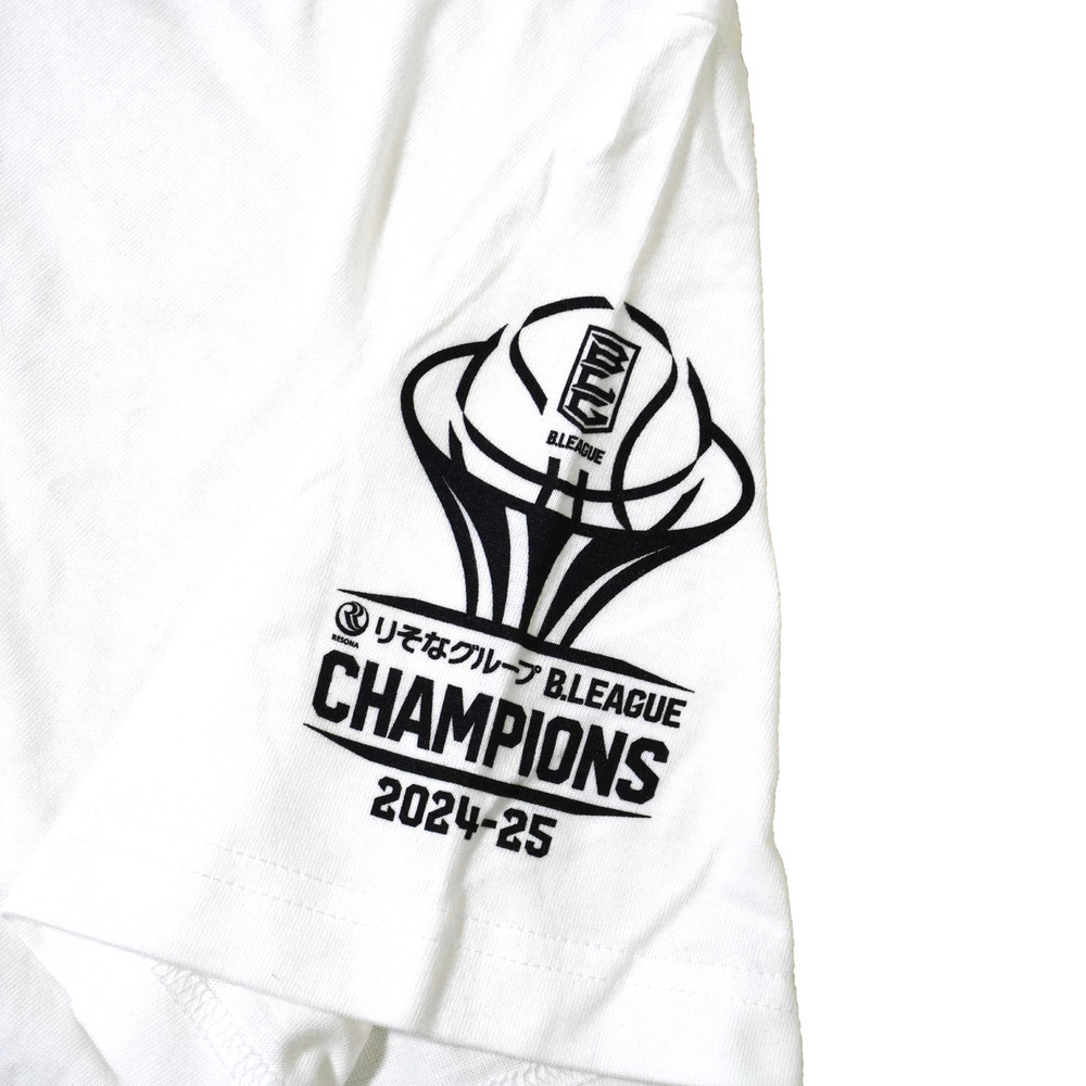 《第1次受付 6/2(月)18:00～ 6/8(日)23:59》【予約販売】BREX B.LEAGUE 2024-25 チャンピオン Tシャツ 詳細画像 ホワイト 5